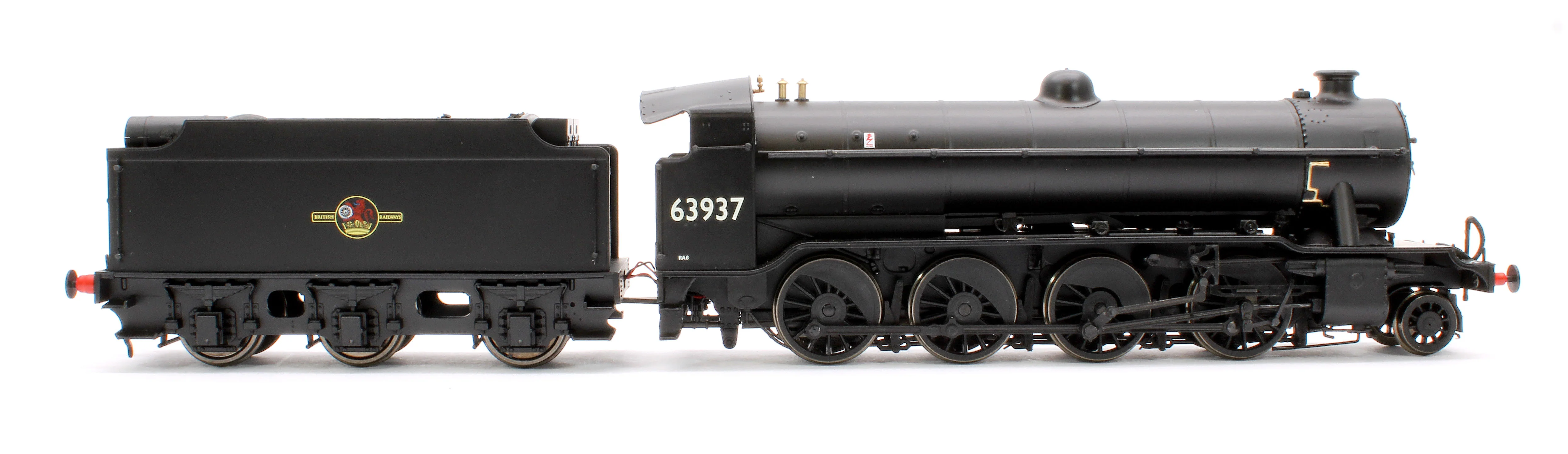 3901 Class O2/2 'Tango' BR Late Crest Black No.63937 (GN Cab/LNER Flush-Sided Tender) Steam Locomotive - Image 6