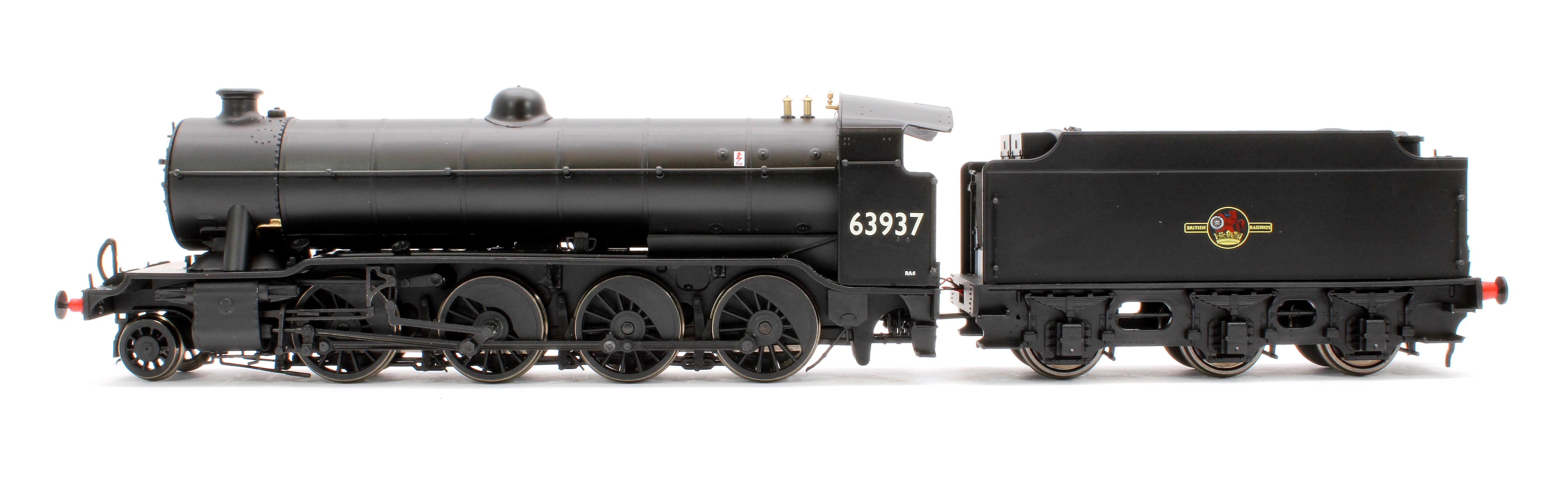 3901 Class O2/2 'Tango' BR Late Crest Black No.63937 (GN Cab/LNER Flush-Sided Tender) Steam Locomotive - Image 9