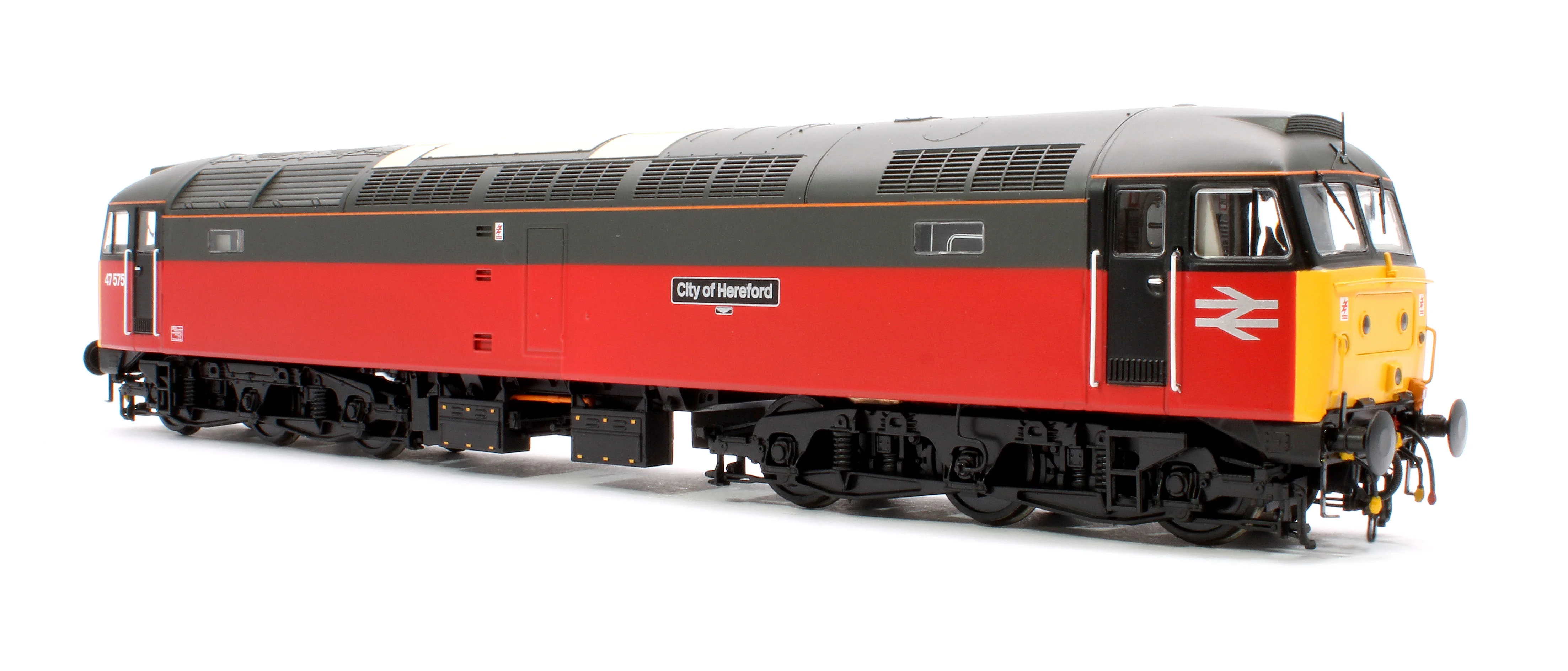 Class 47 575 'City of Hereford' Parcels Red/Grey Diesel Locomotive - Image 4