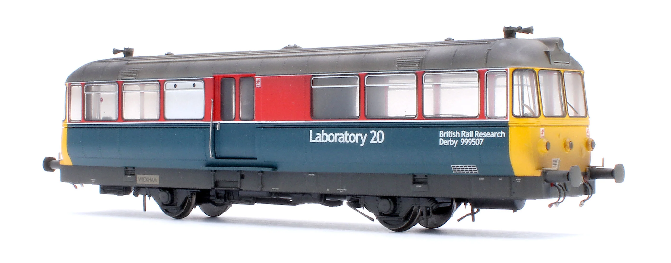 Pre-Owned Waggon & Maschinenbau (W&M) Diesel Railbus Railway Technical Centre Red/Blue 'Laboratory 20' - Weathered - Image 4