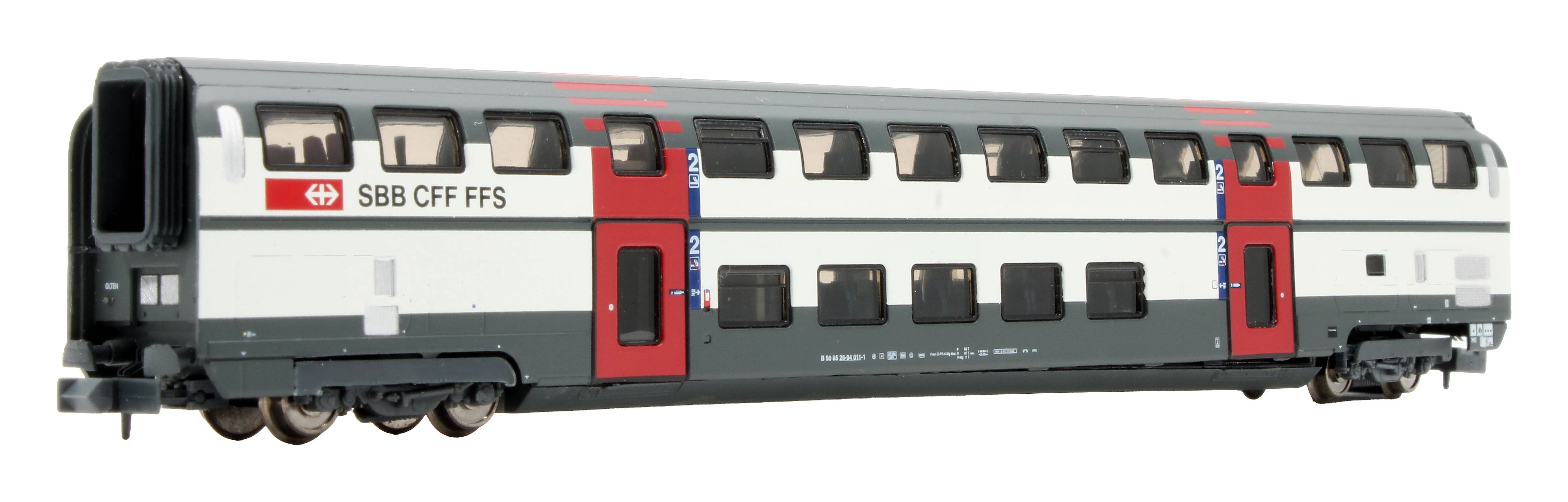 Pre-Owned H25109 IC2000 2nd Class Bi-level passenger car of the SBB - Image 2
