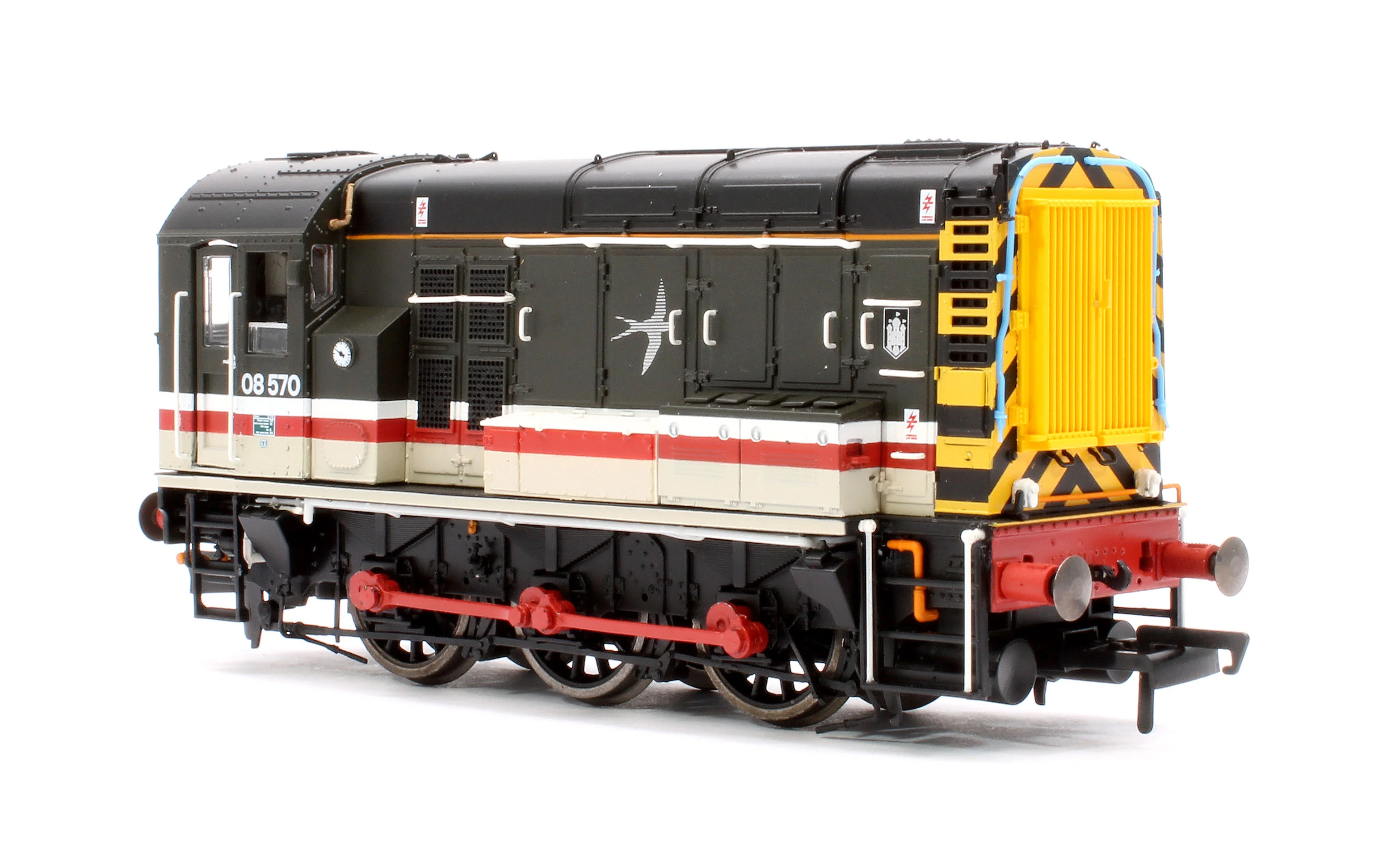 R30368 Class 08 BR Intercity Swallow 0-6-0 No. 08570 Diesel Locomotive - Image 4
