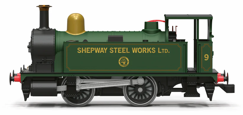 R30380 RailRoad Class B4 0-4-0 Shepway No.9 Steam Locomotive