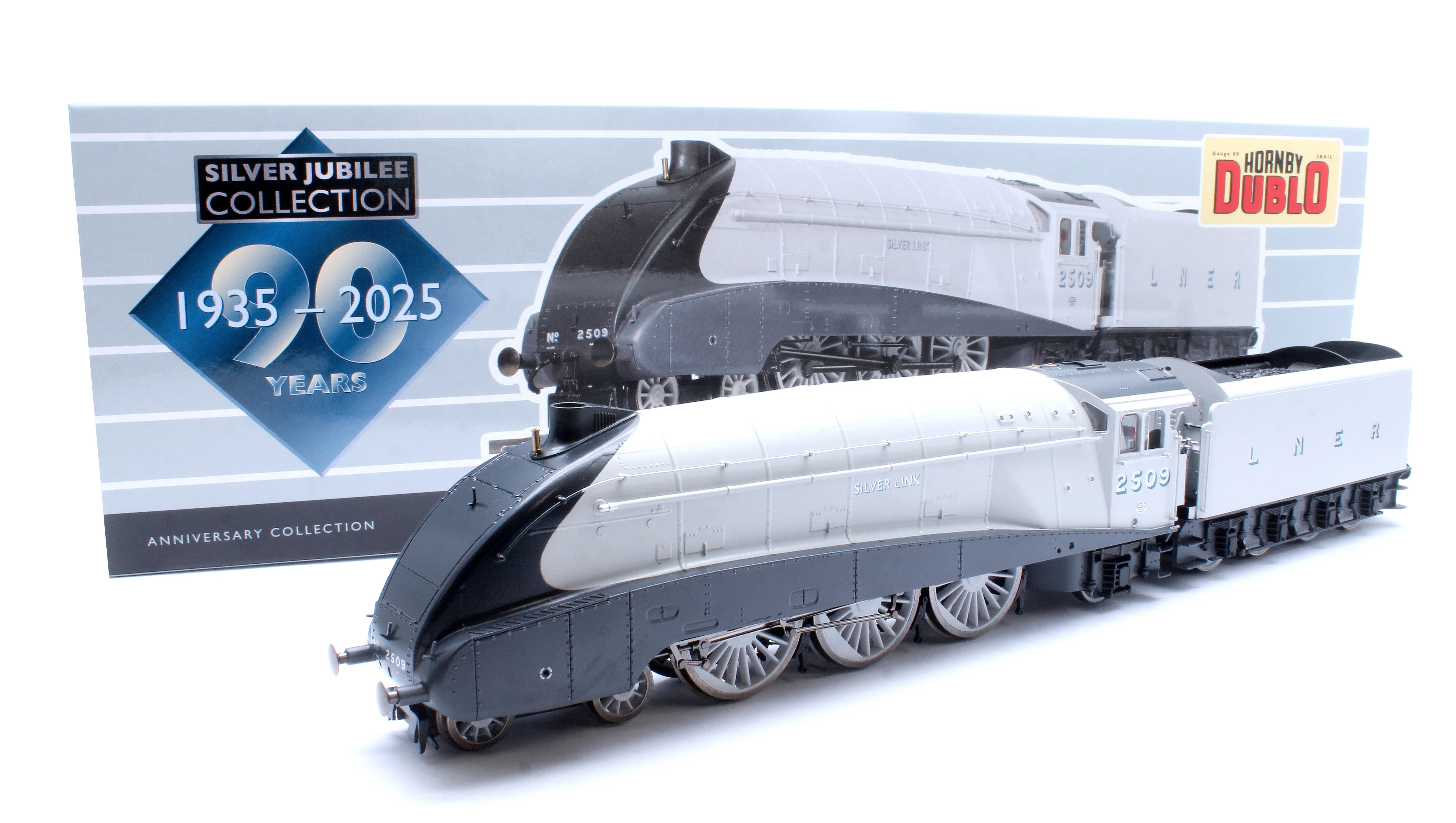 Hornby Dublo Class A4 4-6-2 LNER No.2509 'Silver Link' (90th Anniversary Collection) Steam Locomotive - Image 9