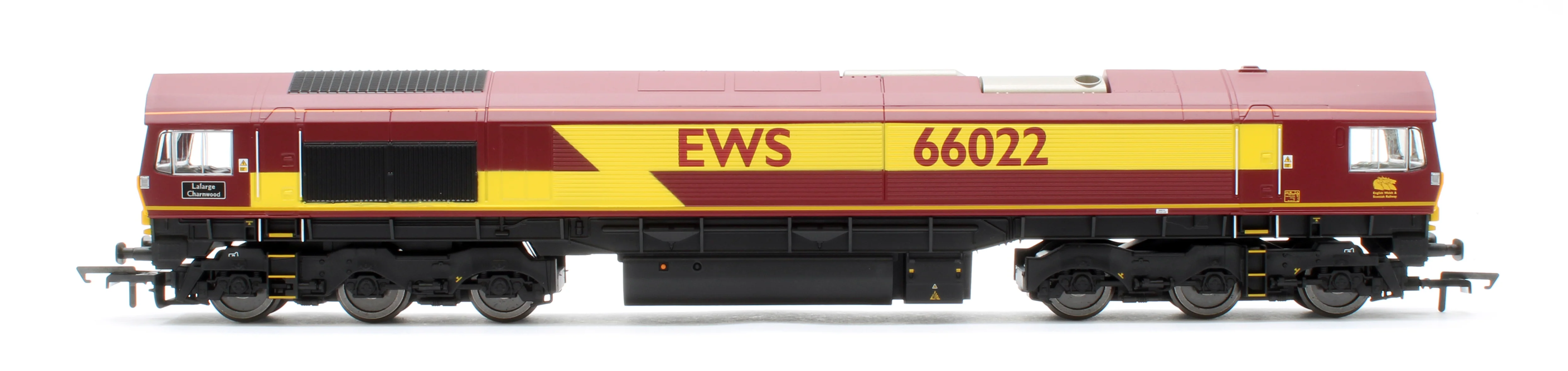 RailRoad Class 66 EWS 66022 'Lafarge Charnwood' Diesel Locomotive - DCC Sound - Image 6