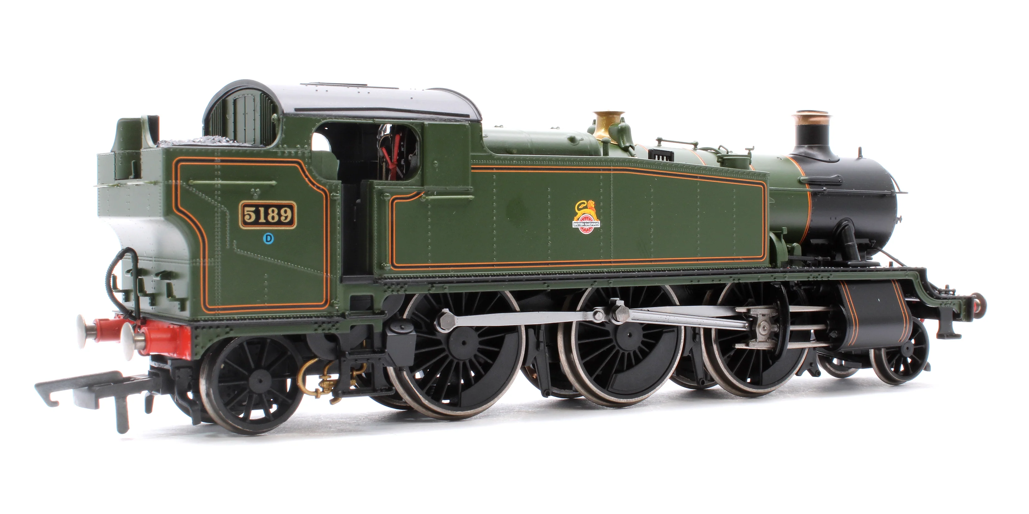51XX Class 'Large Prairie', 2-6-2T 5189 BR Green Early Emblem Steam Locomotive - Image 3