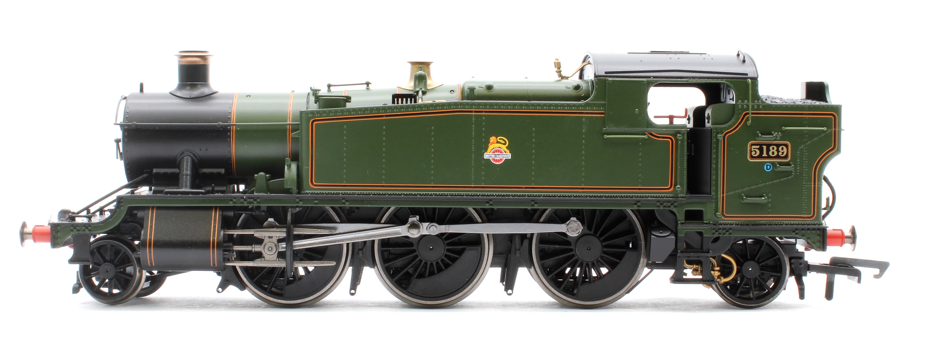 51XX Class 'Large Prairie', 2-6-2T 5189 BR Green Early Emblem Steam Locomotive - Image 5