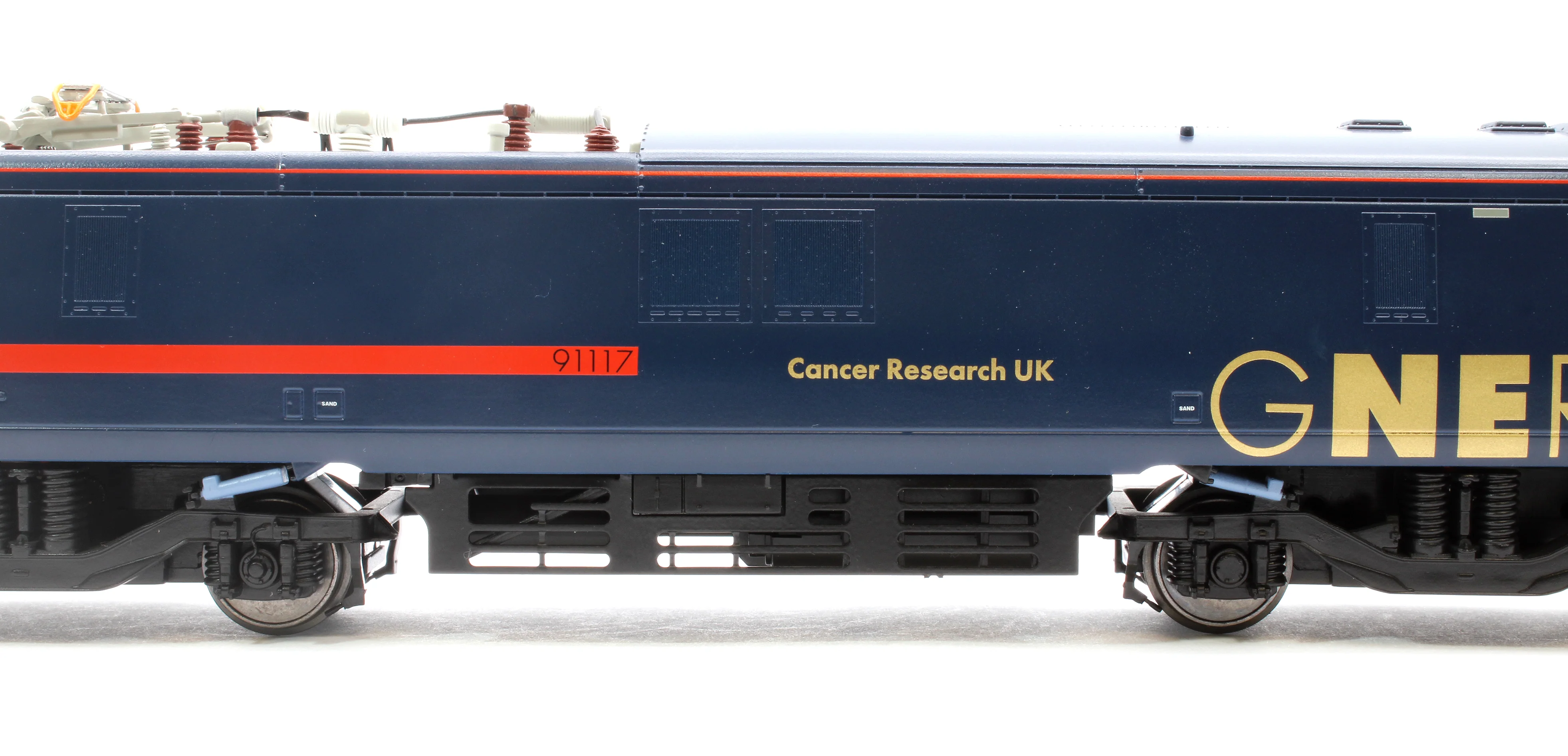 Class 91 91117 Bo-Bo "Cancer Research UK" GNER - Electric Locomotive - Image 8