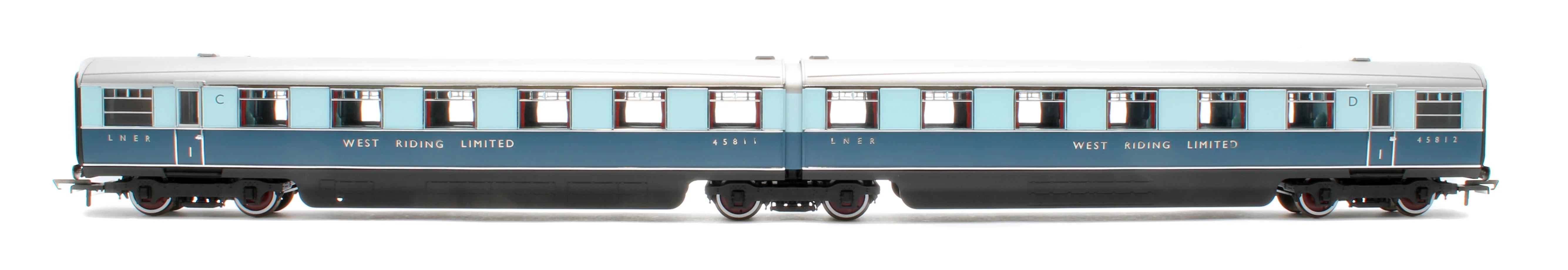 LNER West Riding Limited Double Open First Articulated Coach Pack - Image 2