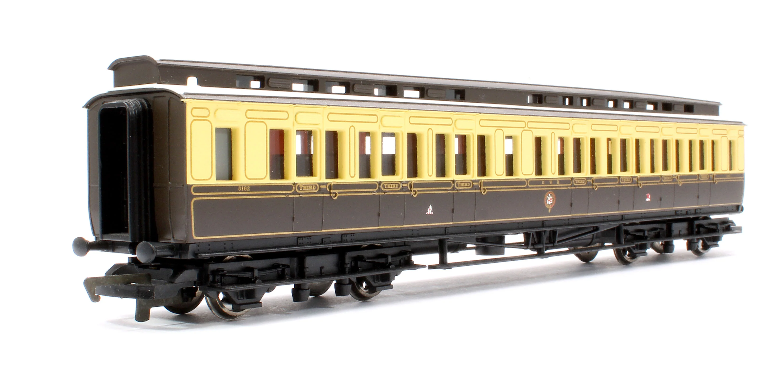 Pre-Owned R4198 GWR Chocolate & Cream Clerestory 3rd Coach No.3162 - Image 3