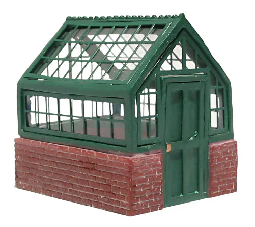 Pre-Owned Hornby Skaledale Brick & Glass Greenhouse - Image 2