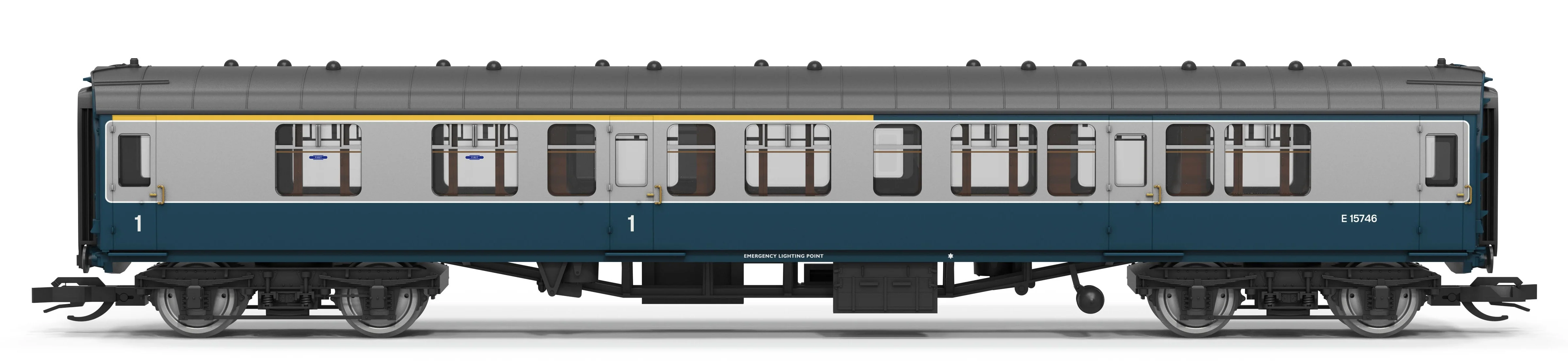 TT4076A Mark 1 CK Composite Corridor BR Blue/Grey E15746