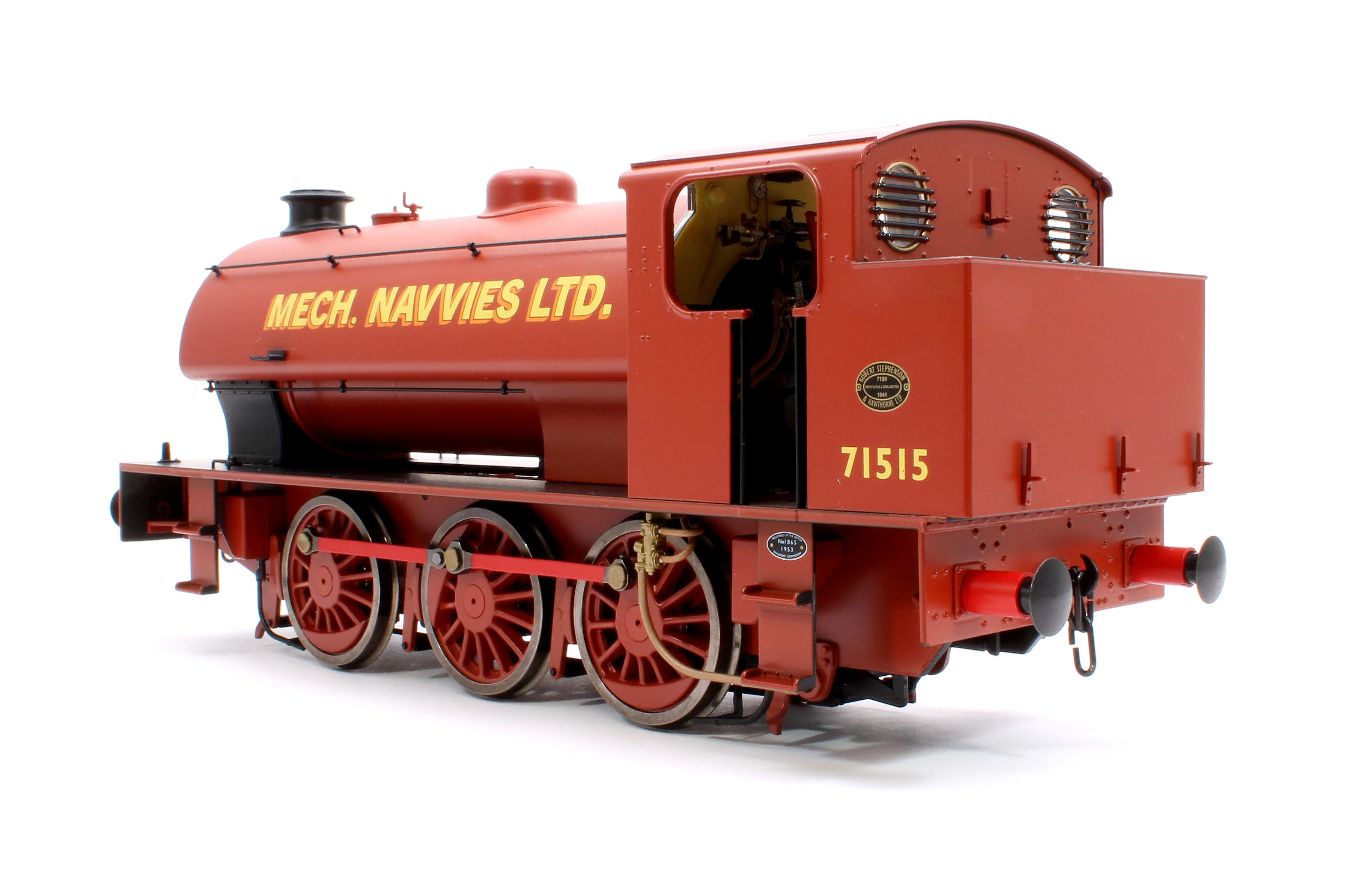 7S-094-009S J94 Austerity Mech Navvies Red 71515 0-6-0 locomotive - Sound Fitted - Image 2