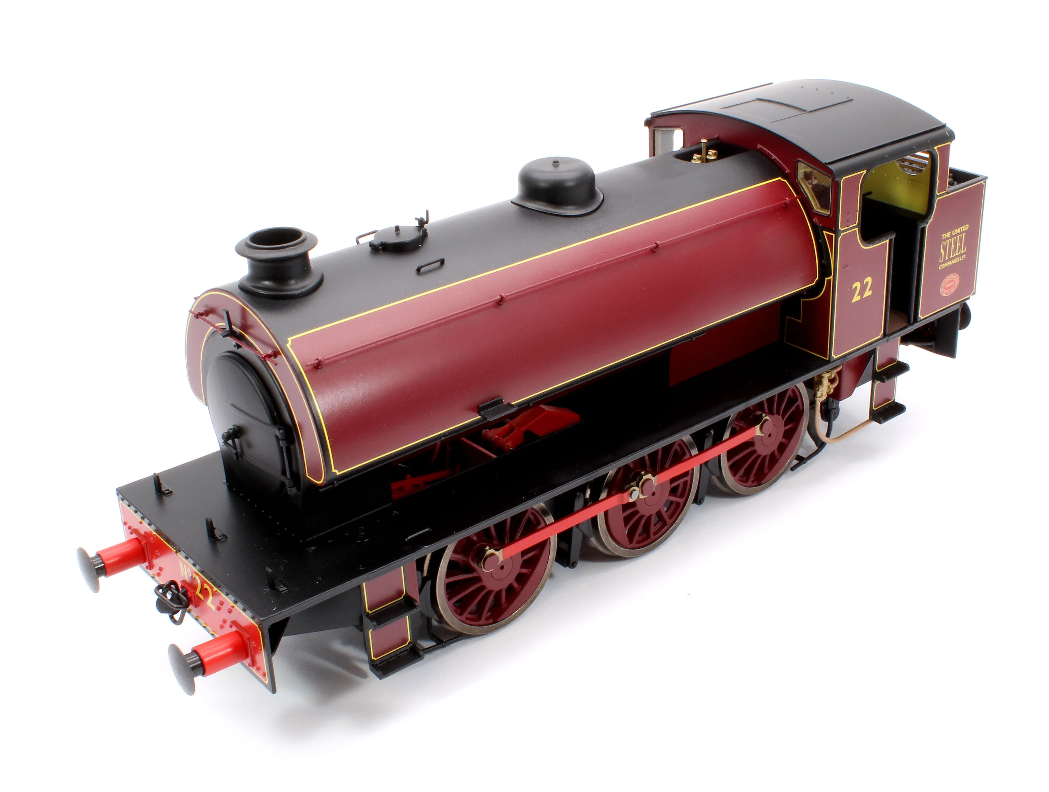 7S-094-008 J94 Austerity United Steel Lined Red No 22 0-6-0 locomotive - Image 9