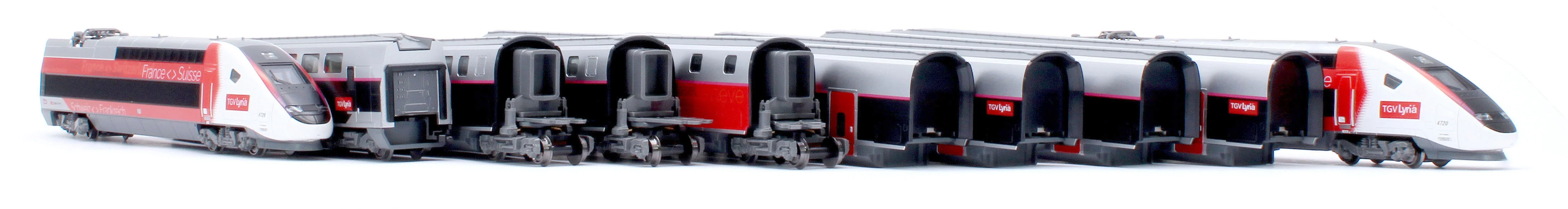 TGV Lyria Euroduplex 10 Car Powered Set VI - Image 16