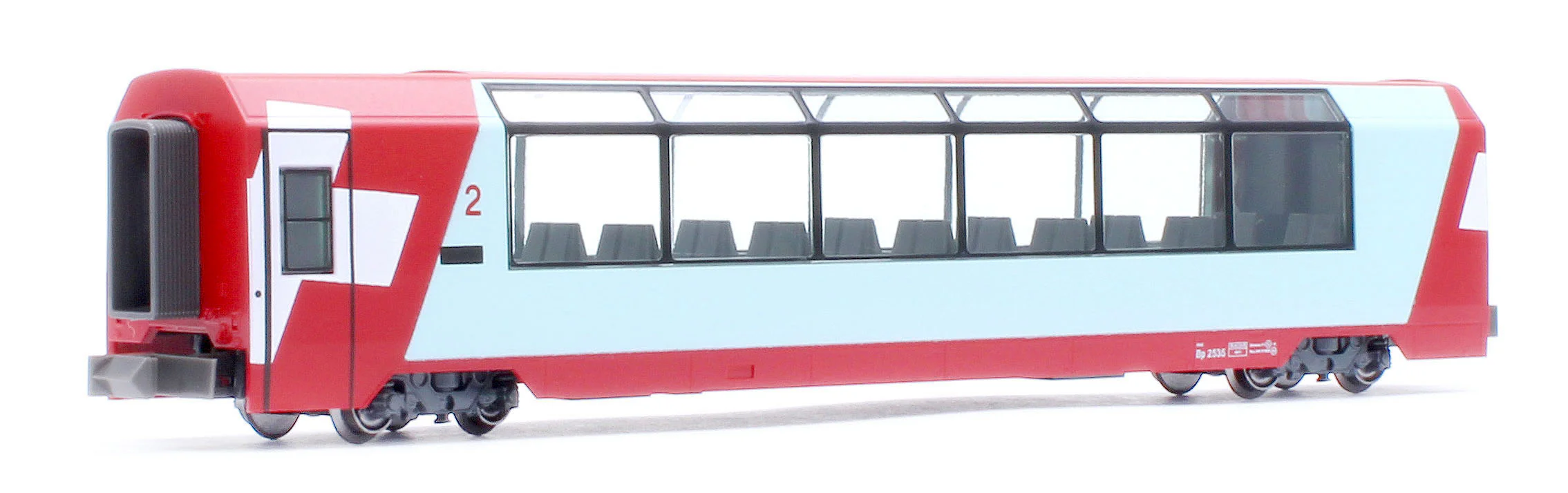 10-2027 46661 RhB Glacier Express Coach Set (4) VI - Image 2
