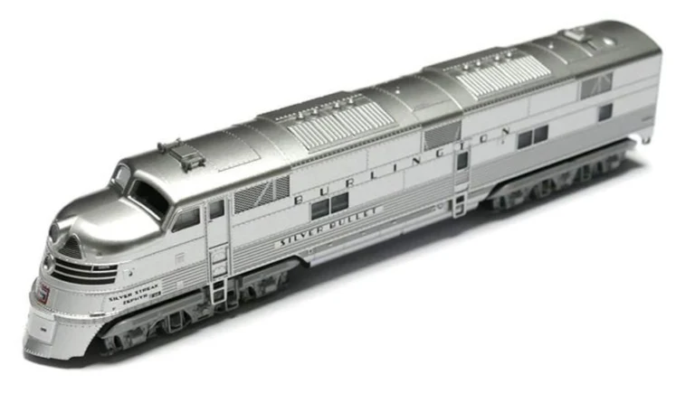 CB&Q EMD E5A/Silver Streak Zephyr Train Pack - DCC-Fitted - Image 2