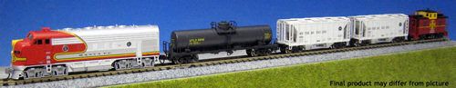 106-6271-S AT&SF EMD F7 Freight Train Pack - DCC-Sound