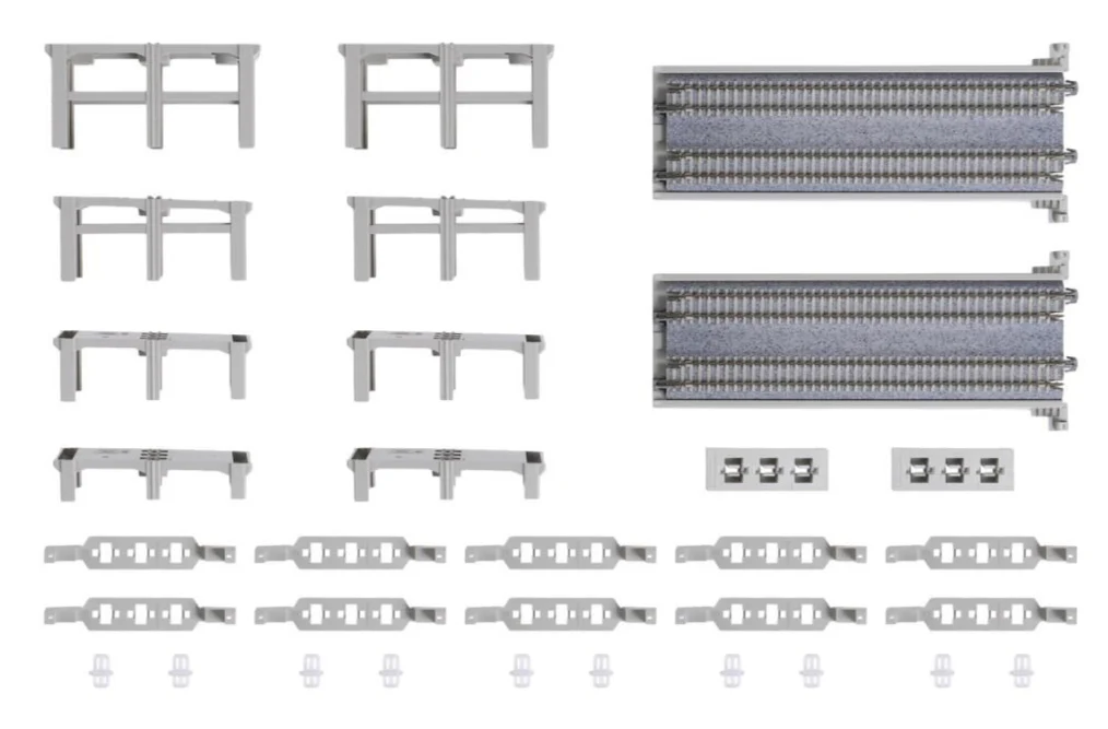 Unitrack Double Track Standard Incline Pier Set