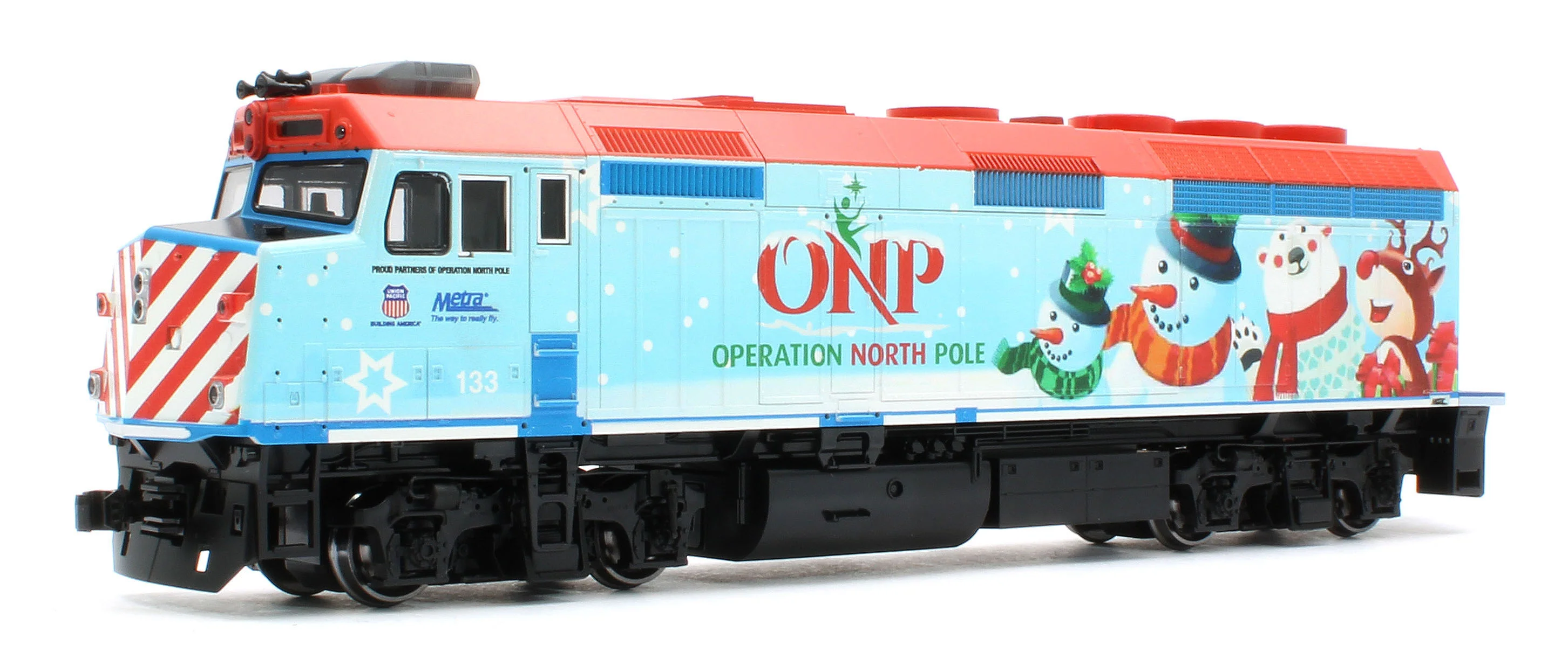 EMD F40PH ONP Christmas 2016 - DCC Sound