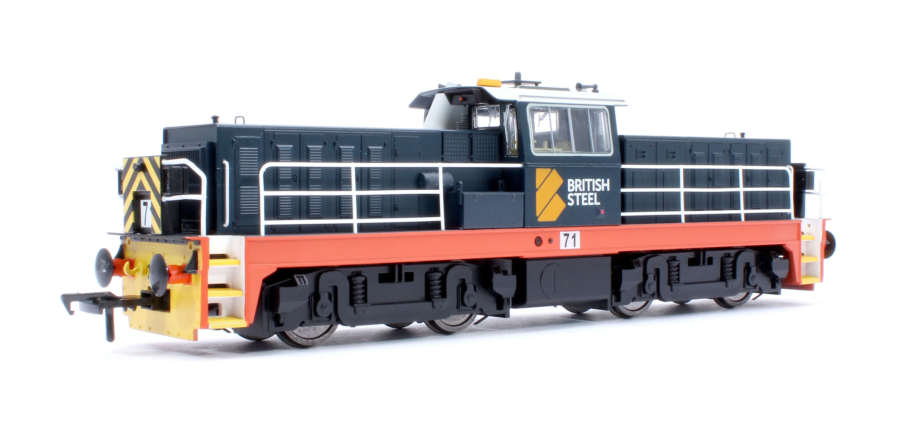 KRM-HUN-OO-R-71 Hunslet Bo-Bo in British Steel Blue No.71 Diesel Locomotive - Image 3