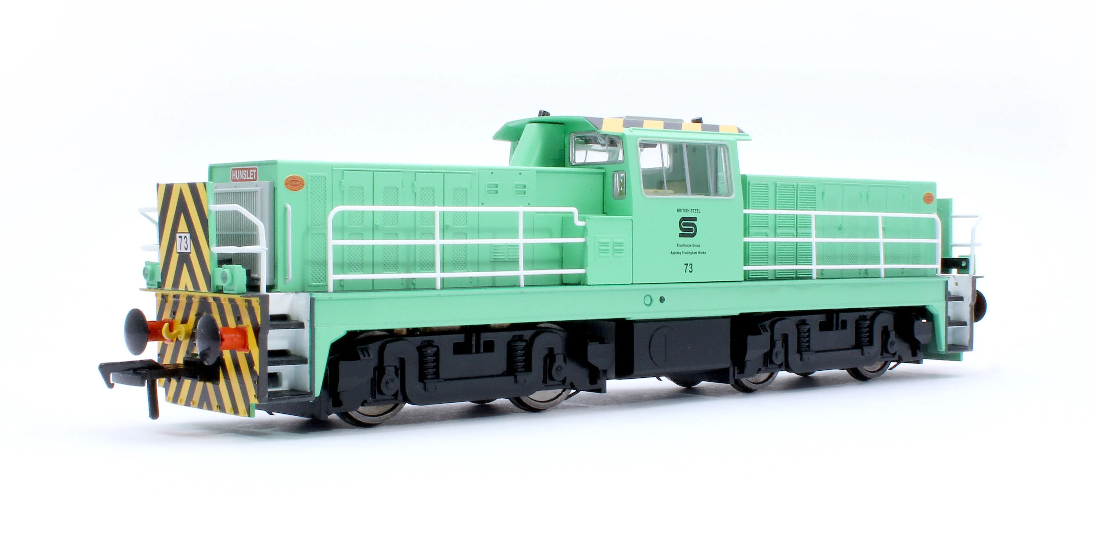 KRM-HUN-OO-F-73 Hunslet Bo-Bo in Delivery Green No.73 Diesel Locomotive - DCC Fitted
