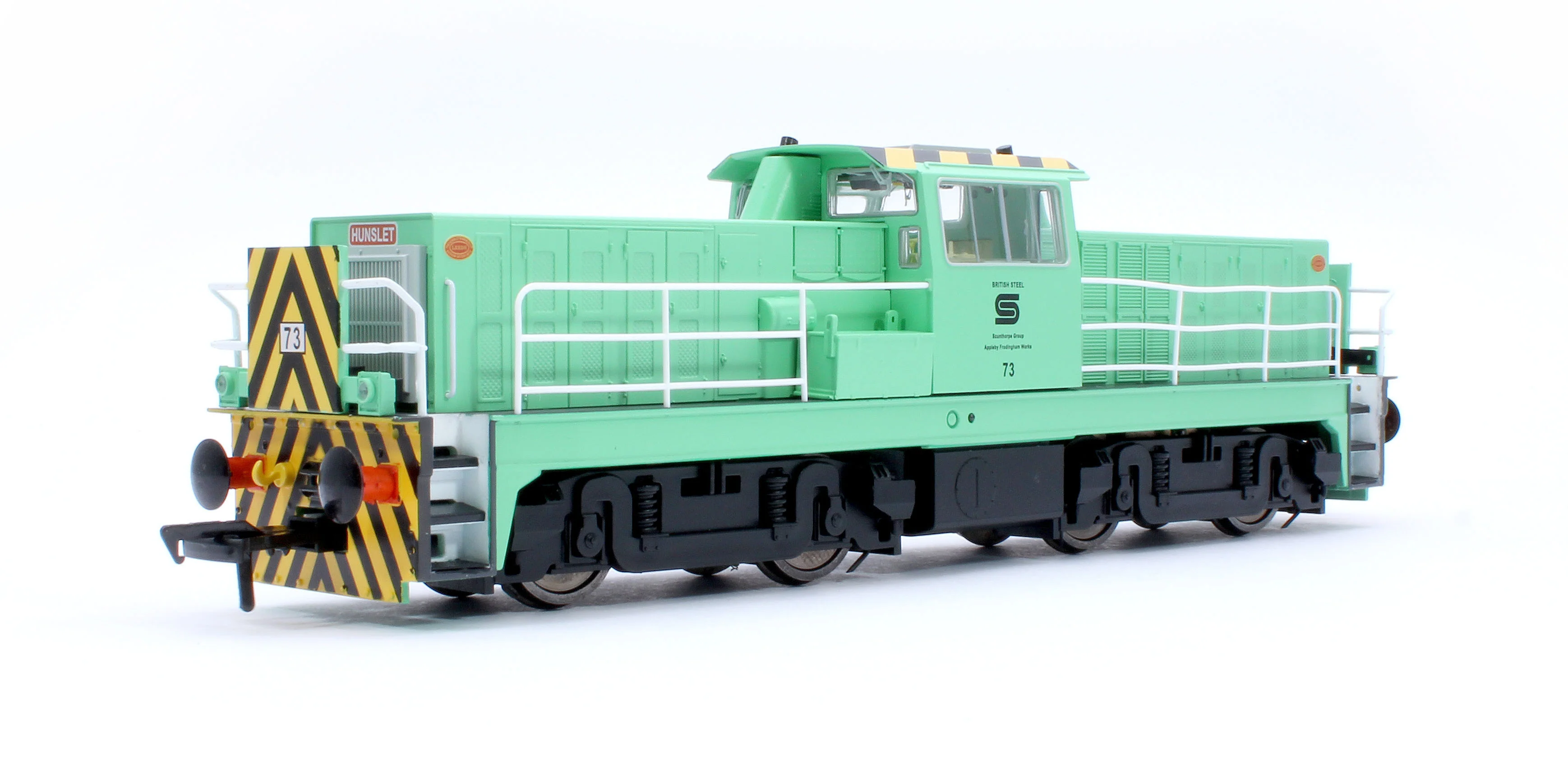 KRM-HUN-OO-F-73 Hunslet Bo-Bo in Delivery Green No.73 Diesel Locomotive - DCC Fitted - Image 3
