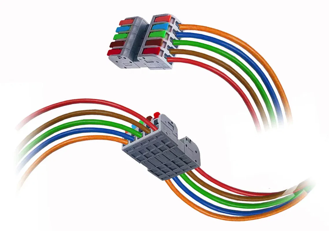 DCW-iLP5.6 Solder-Free 5-Pole 2-piece PLUGGABLE i-Link Connectors (6 pairs) - Image 2