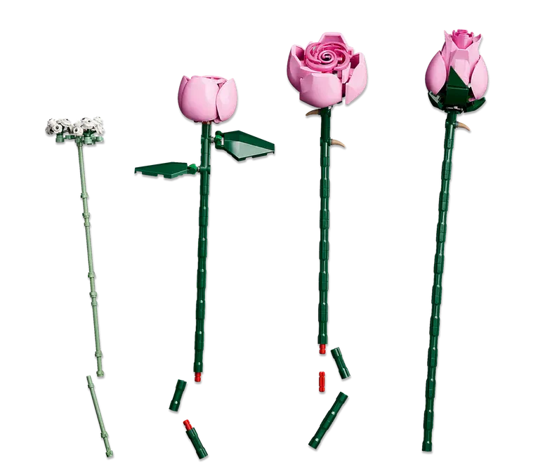 Lego Botanicals Bouquet of Pink Roses - 10374 - Image 9