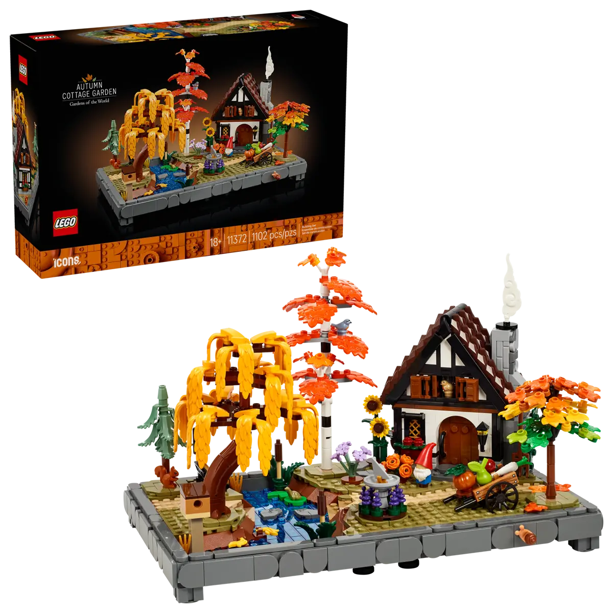 Lego Icons Autumn Cottage Garden - 11372