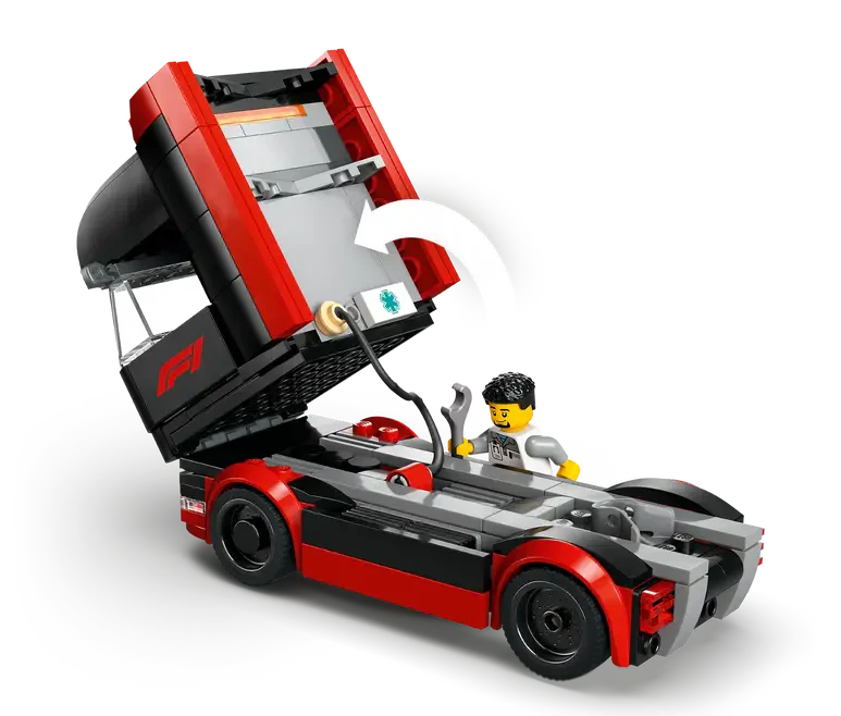 Lego City F1® Truck with RB20 & AMR24 F1® Cars - 60445 - Image 5