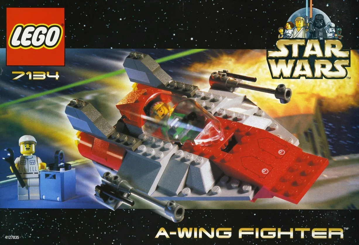 Pre-Owned Lego Star Wars A-Wing Fighter - 7134 - Image 2