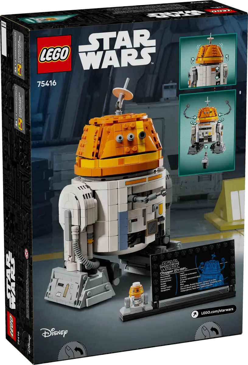 Lego Star Wars™ Chopper (C1-10P)™ Astromech Droid - 75416 - Image 10