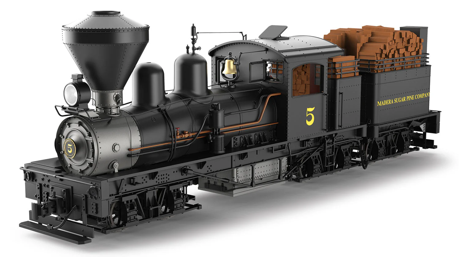 L26703 LGB L26703 MSP RR Steam Loco Shay Nr. 5 Ep. II