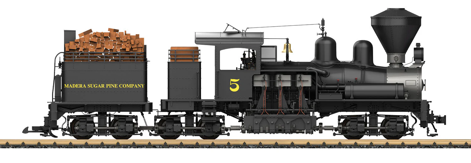 L26703 LGB L26703 MSP RR Steam Loco Shay Nr. 5 Ep. II - Image 2