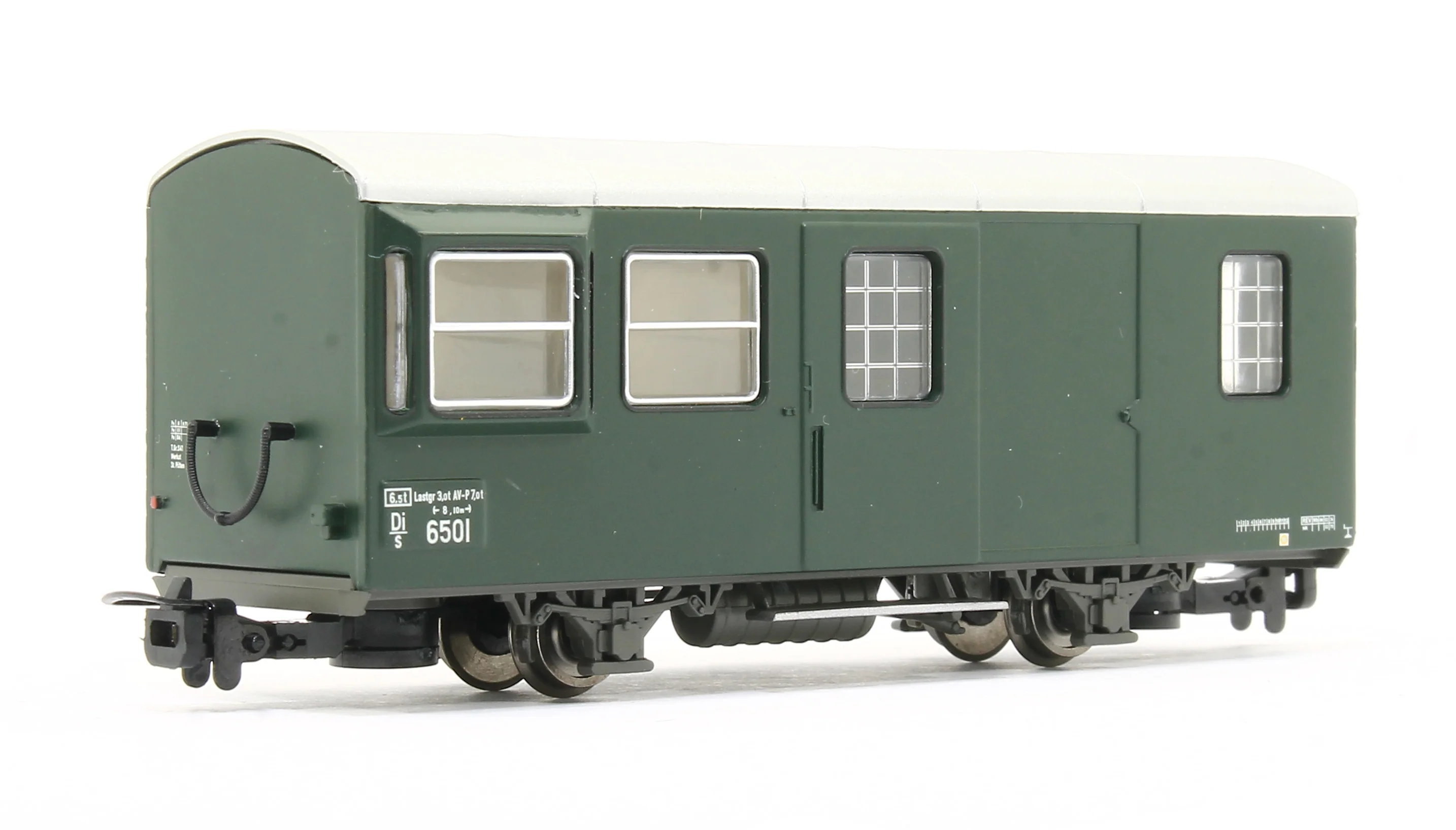 2-axle maintenance car D/s 6501, green
