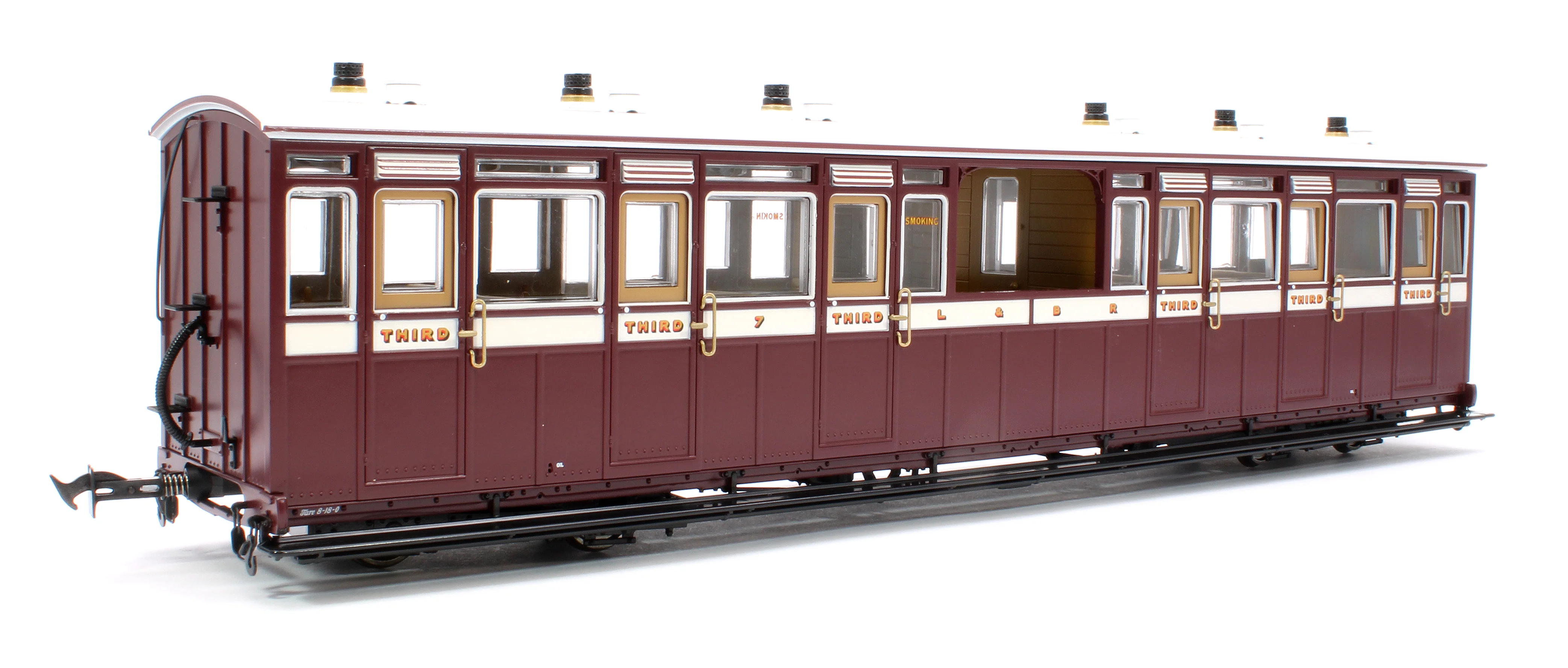 LHT-7NP-001D Lynton & Barnstaple Open 3rd Red/Ivory No.7 1902-1922 - DCC Fitted - Image 3