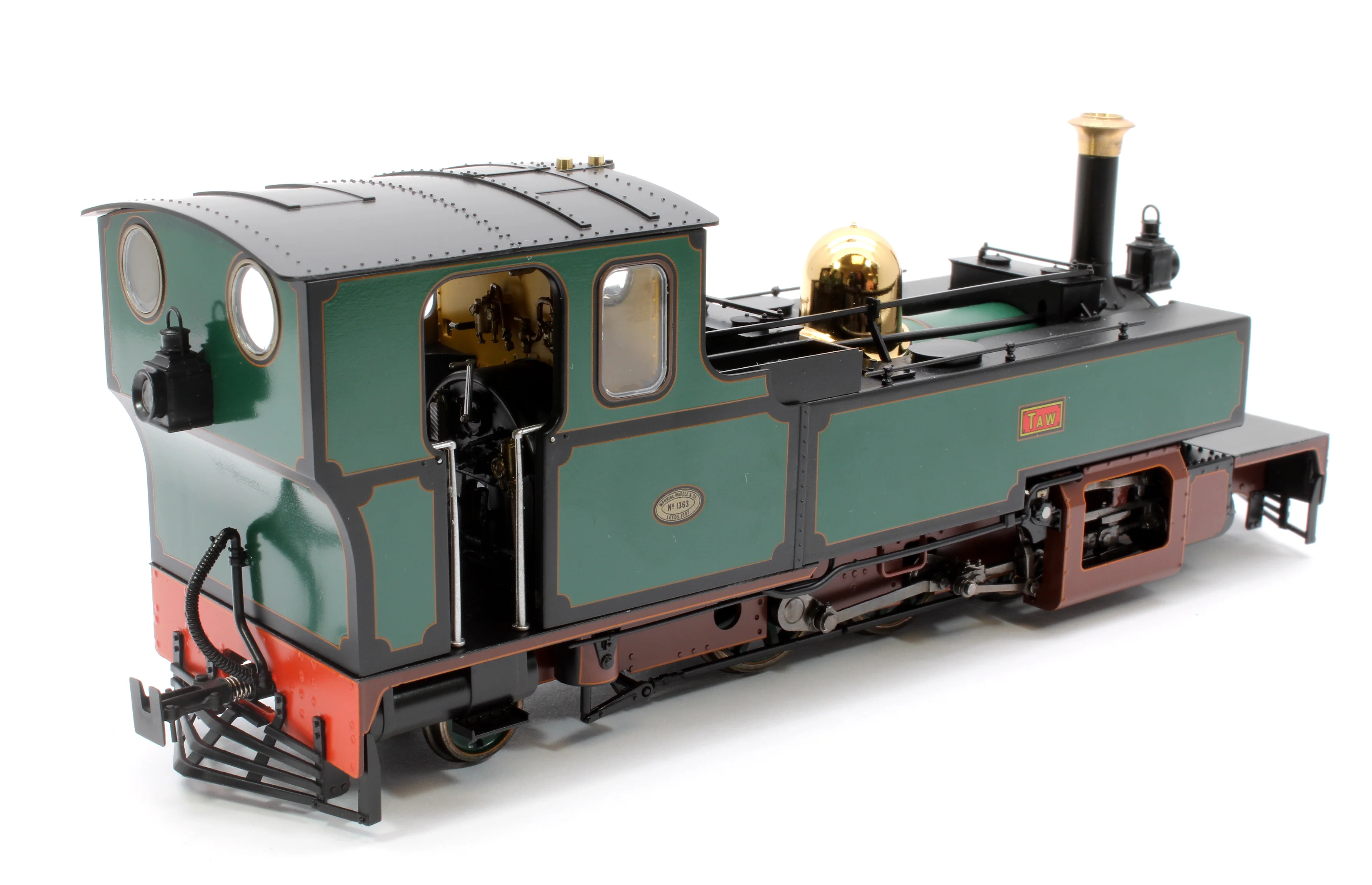 LHT-7NS-003D Lynton & Barnstaple Manning Wardle 2-6-2 TAW Lynton & Barnstaple Livery 1913-1924 (Late Cab) - DCC Fitted - Image 10
