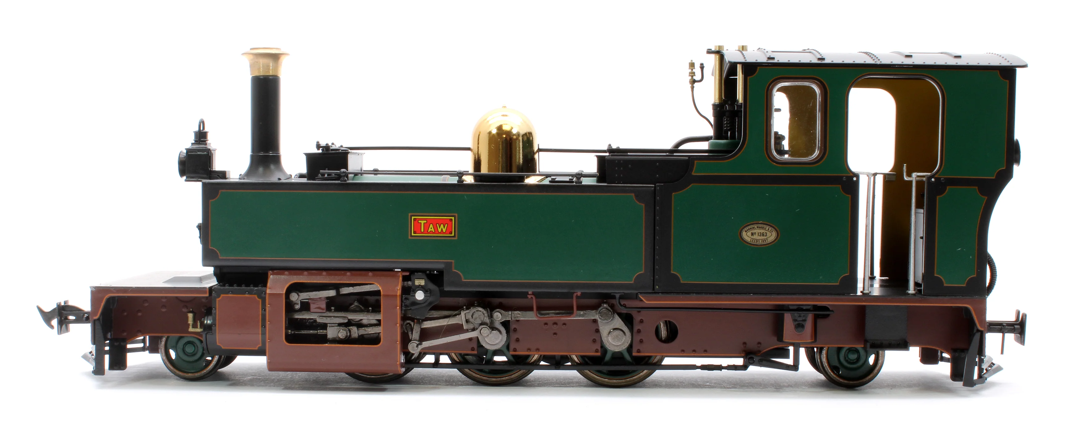 LHT-7NS-003D Lynton & Barnstaple Manning Wardle 2-6-2 TAW Lynton & Barnstaple Livery 1913-1924 (Late Cab) - DCC Fitted - Image 5