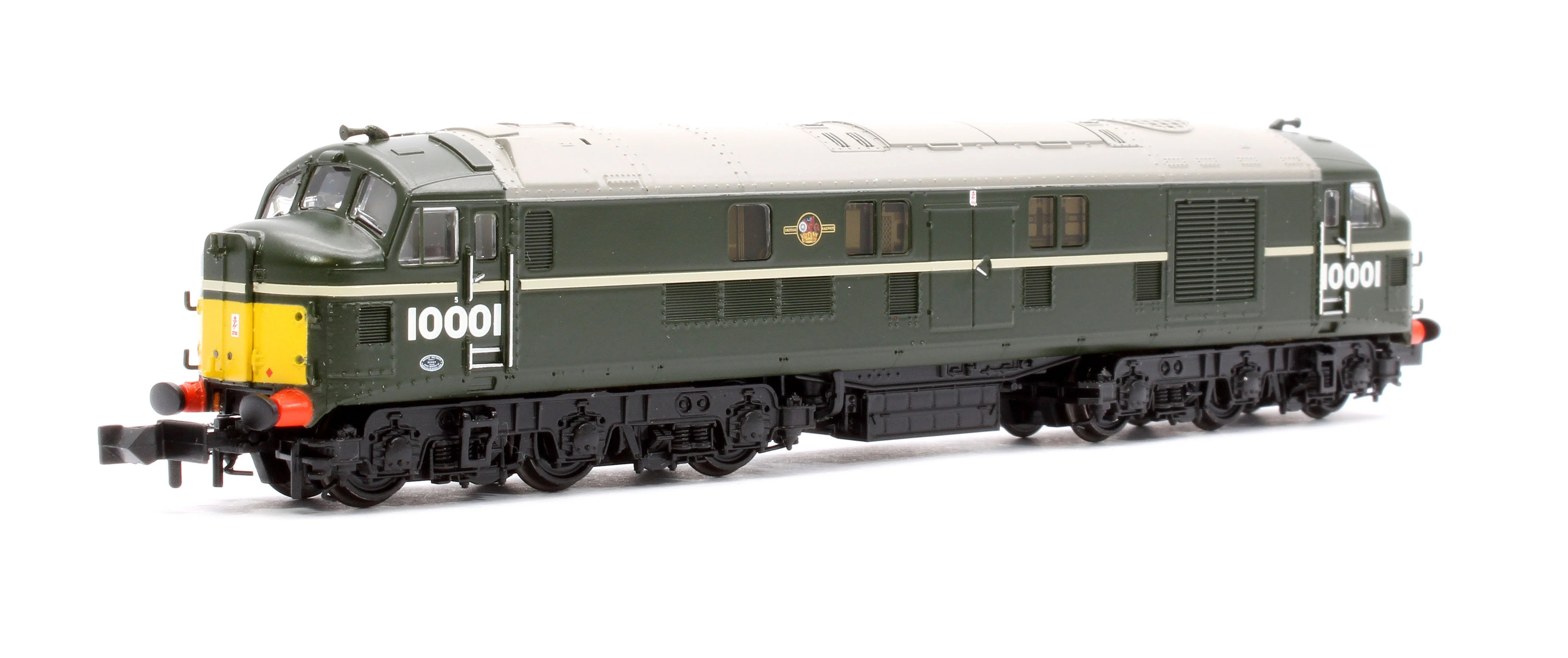 372-918 LMS 10001 BR Green (Small Yellow Panels) Diesel Locomotive - Image 3