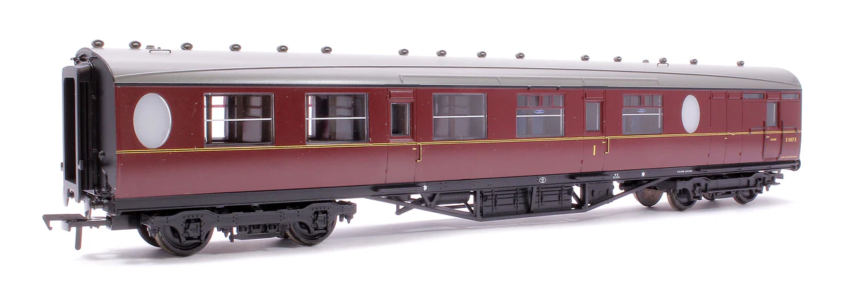 34-437 LNER Thompson Brake Composite Corridor BR Maroon No. E1187E