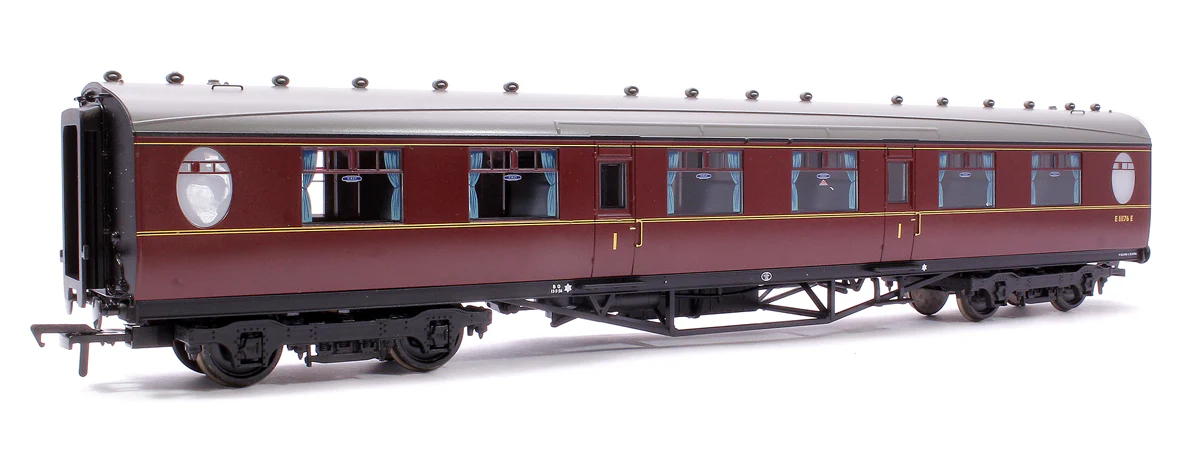 LNER Thompson First Corridor BR Maroon No. E11176E - Image 3