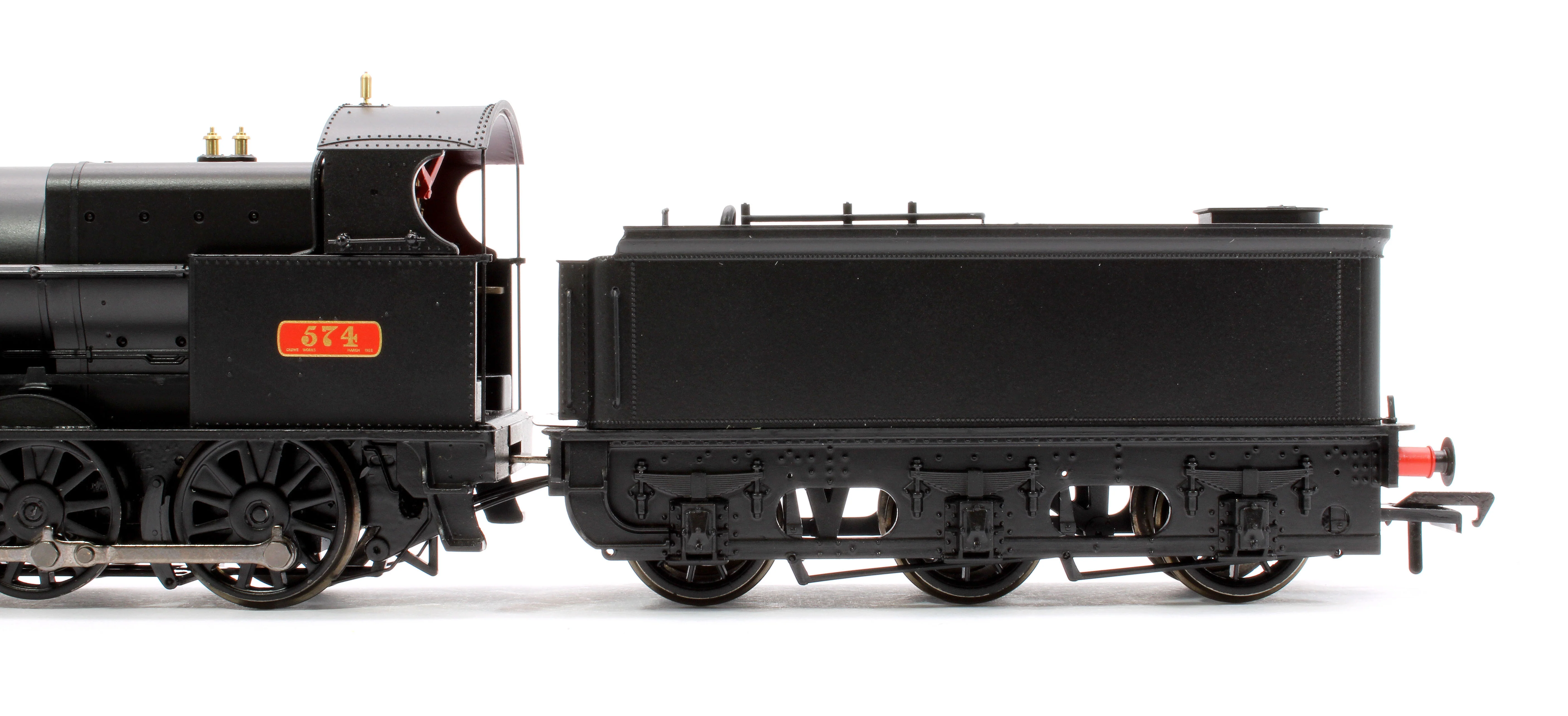 31-482 LNWR G2 574 LNWR Black Steam Locomotive - Image 8