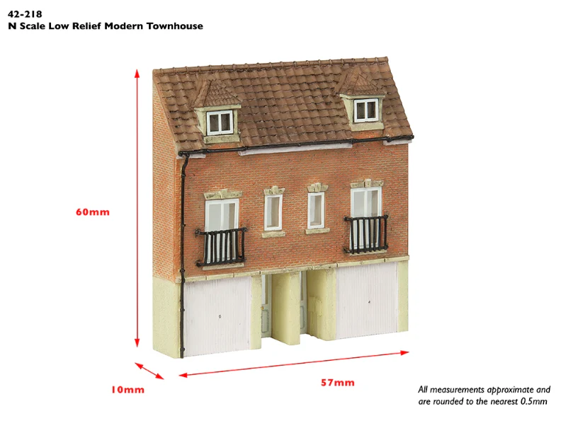 42-218 Low Relief Modern Town Houses - Image 2