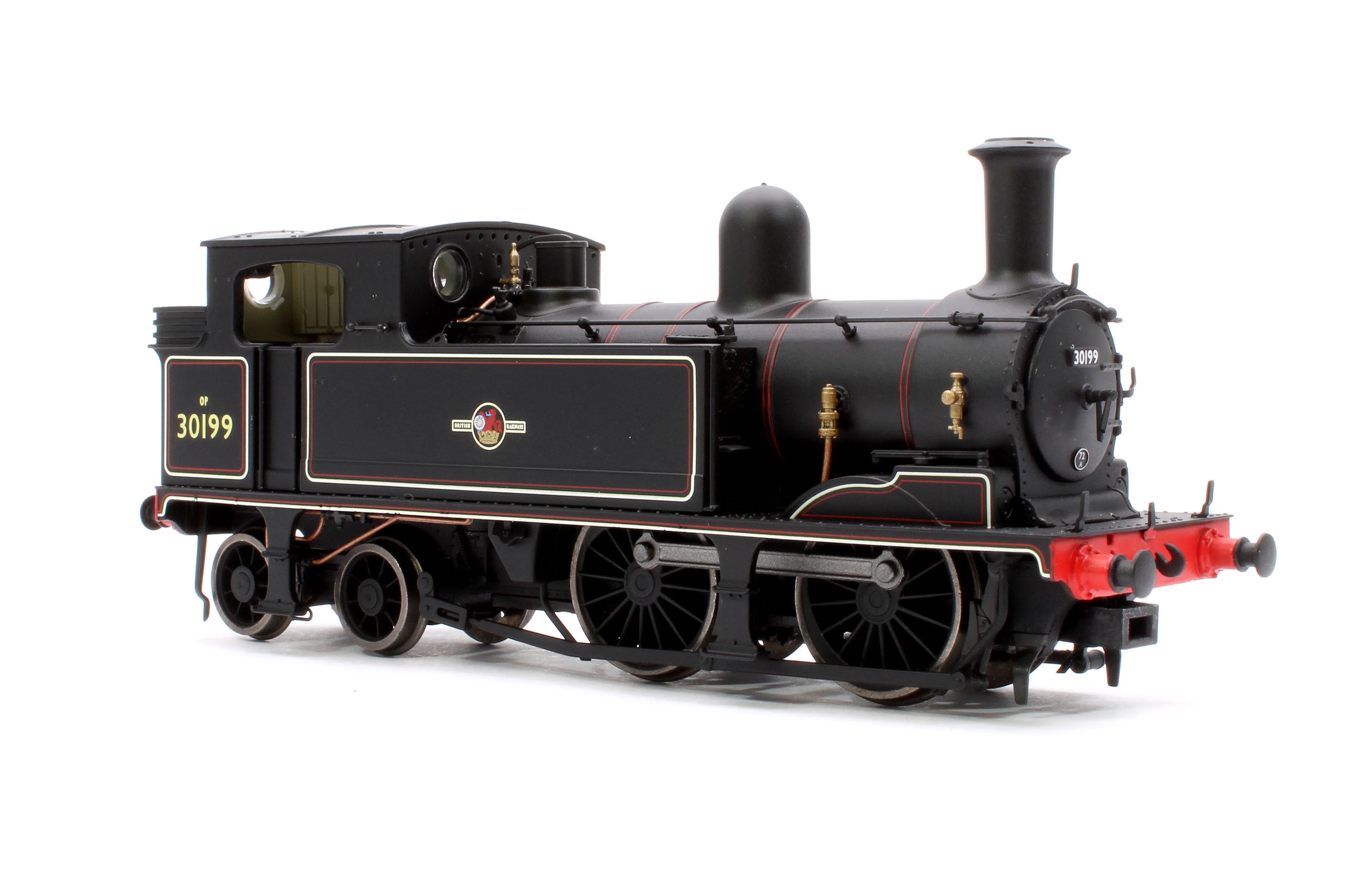 E85018 LSWR Adams O2 30199 BR Lined Black (Late Crest) Steam Locomotive - Image 4