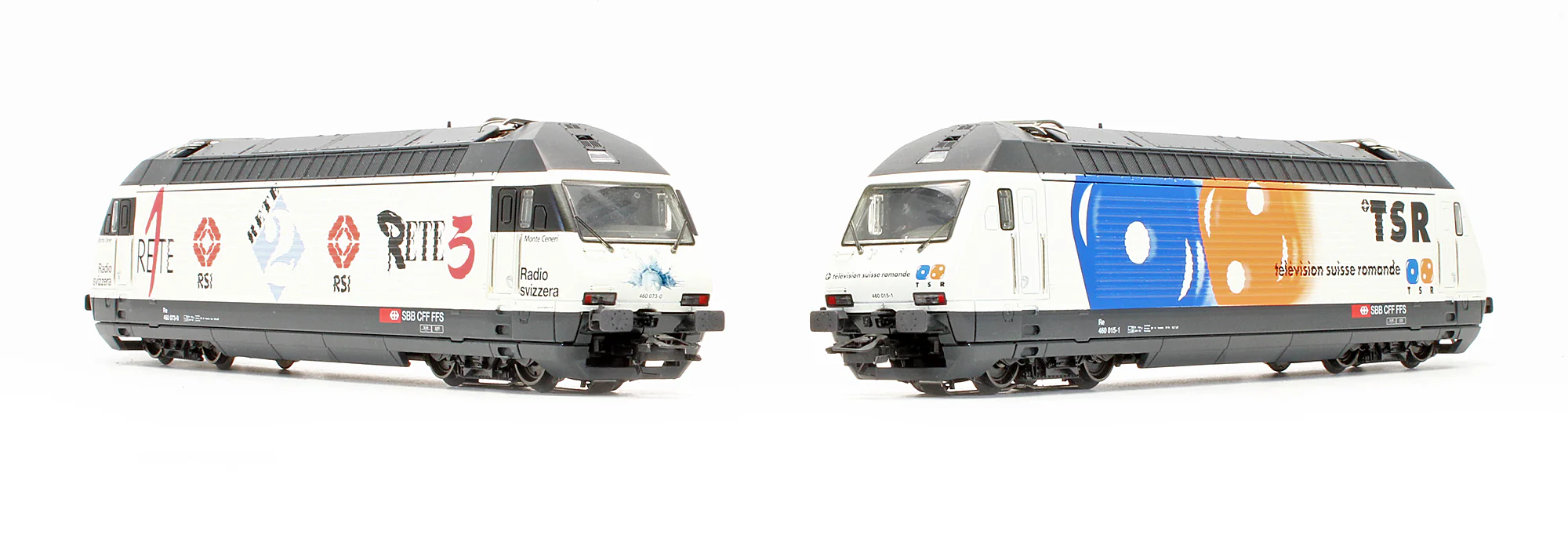 Pre-Owned Swiss Television Electric Locomotive Set- AC 3 Rail