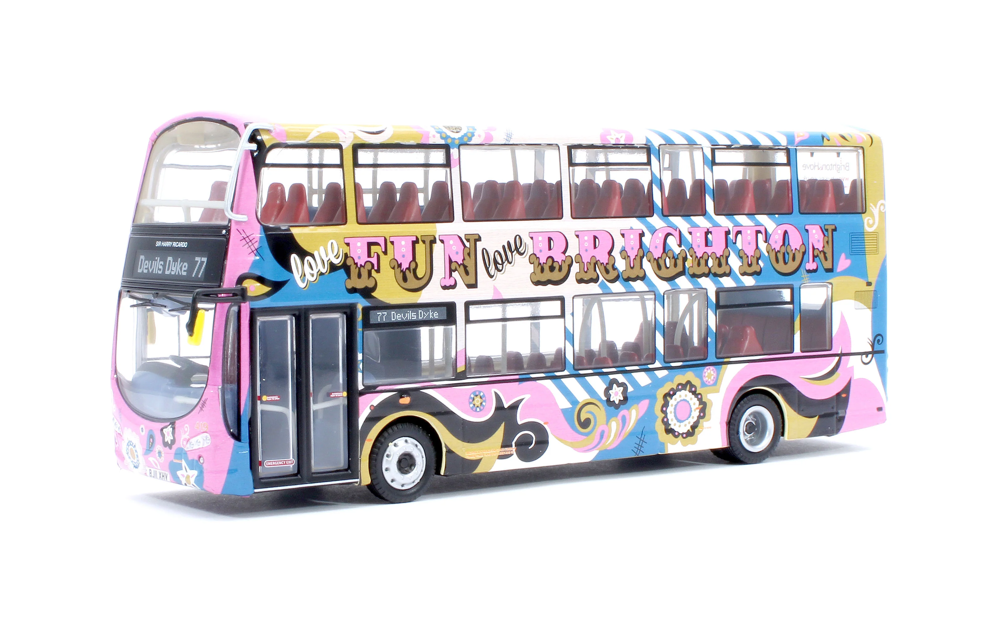 CP46503A Wright Eclipse Gemini 2 Brighton & Hove: 77 Devils Dyke
