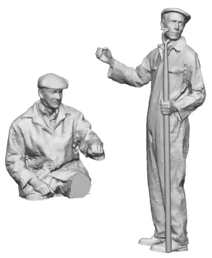 N Gauge Loco Specific Crew - Class 02 Industrial Crew