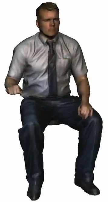 O Gauge - Railway & Lineside - 1998-Present Day - Seated Driver in shirt & tie - Image 2