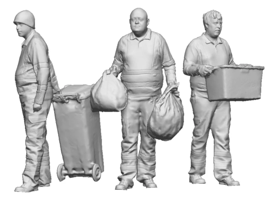 OO Gauge Trade & Services - Binmen
